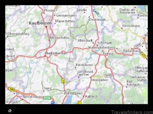 Map of Tannenberg Germany