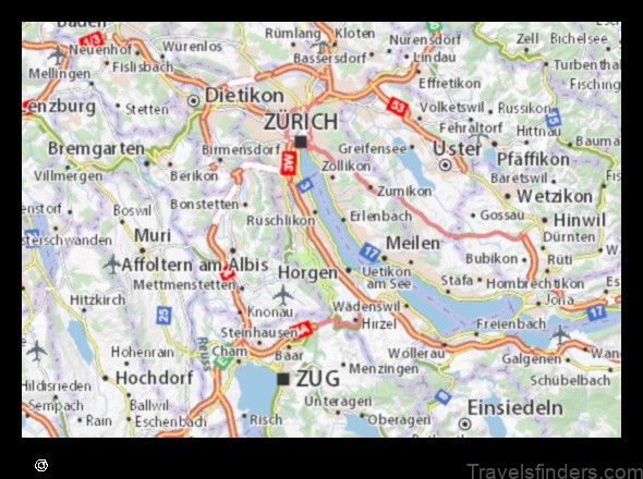 Map of Thalwil / Süd Switzerland