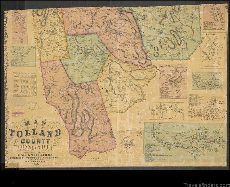 Map of Tolland United States