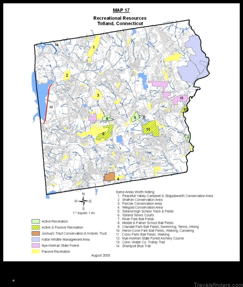 Map of Tolland United States