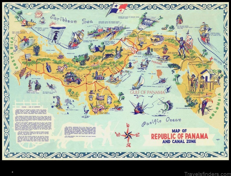 Map of Tortí Panama