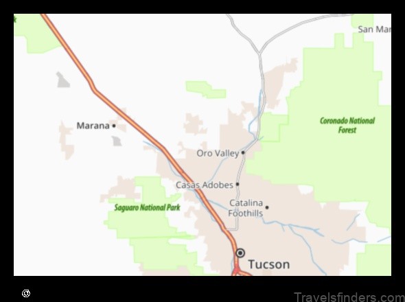 explore the map of tortolita united states