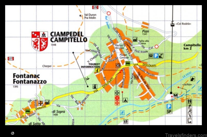 Map of Tragliatella Campitello Italy