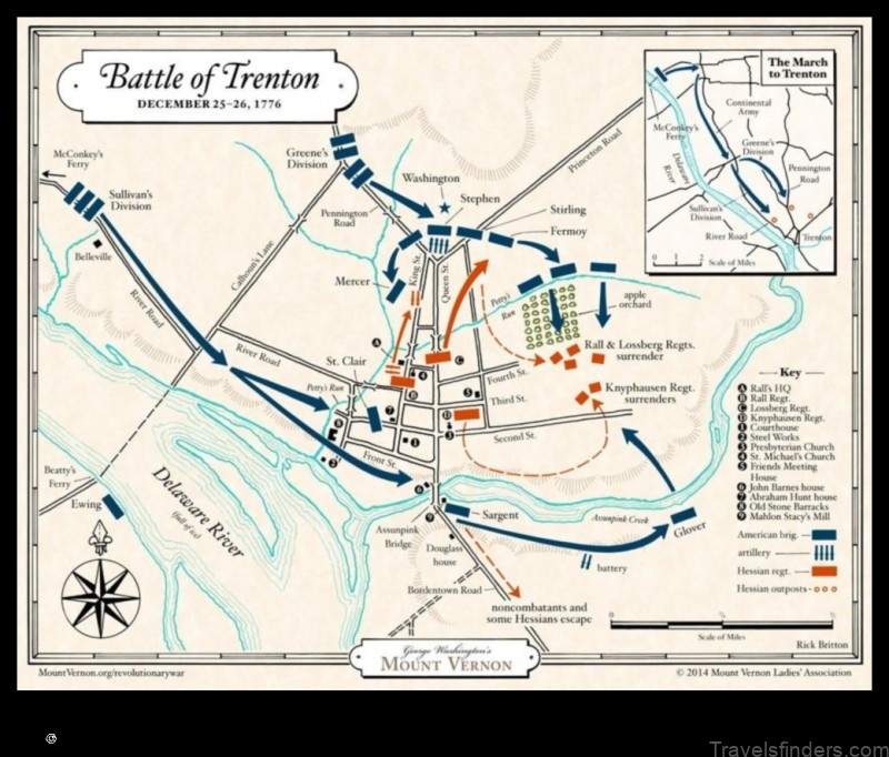 Map of Trenton United States