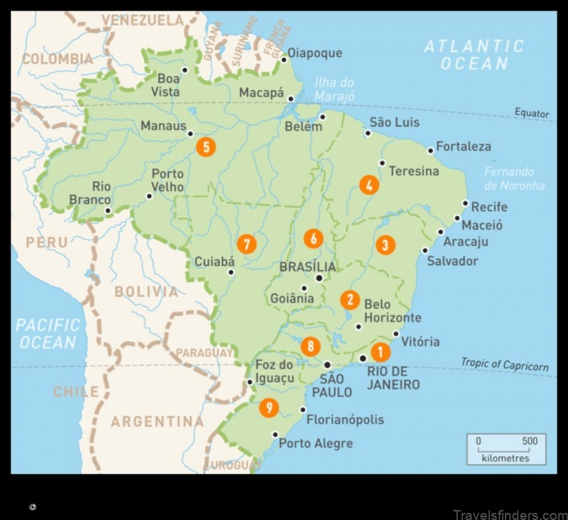 Map of Três Rios Brazil