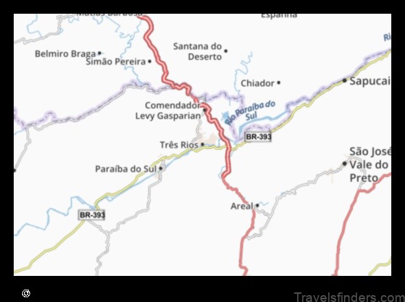 explore the map of tres rios brazil with this interactive guide