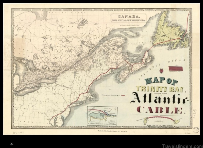 Map of Trinity Bay North Canada