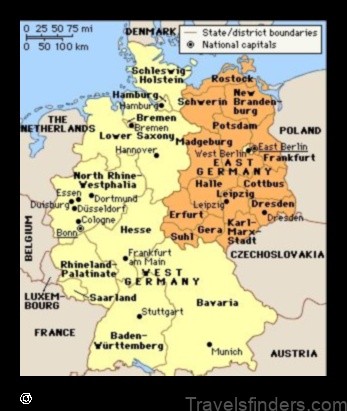 Map of Uhyst Germany