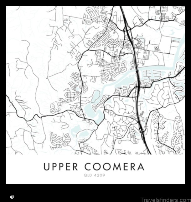 explore the map of upper coomera australia
