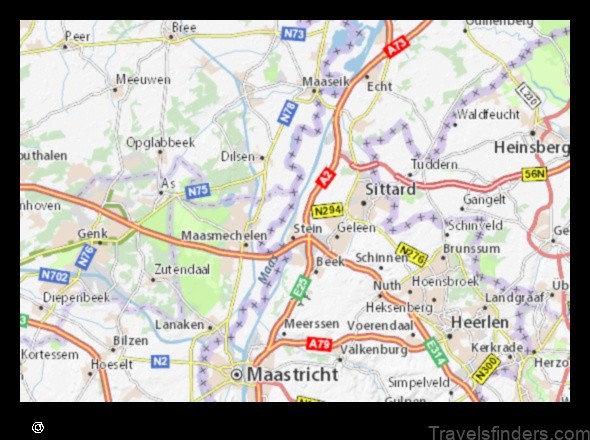 Map of Urmond Netherlands