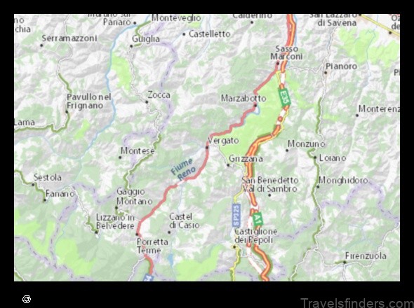 explore the map of vergato italy with this handy guide