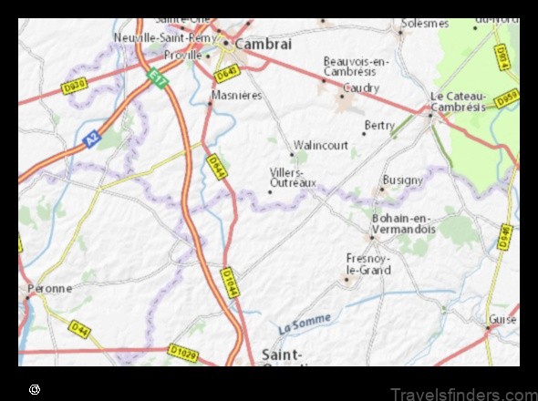 explore the map of villers outreaux france