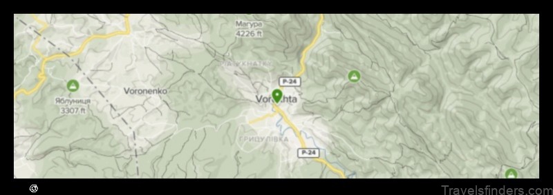 explore the map of vorokhta ukraine