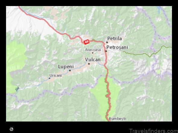 explore the map of vulcan romania