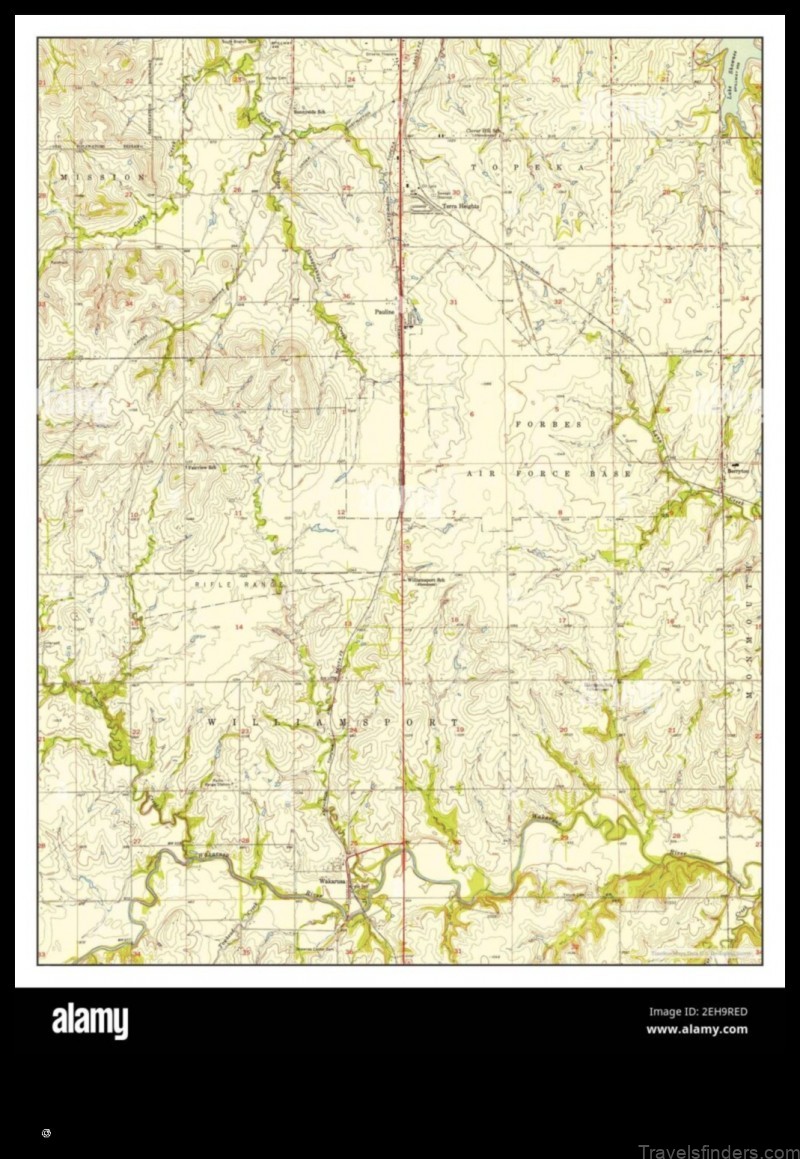 Map of Wakarusa United States