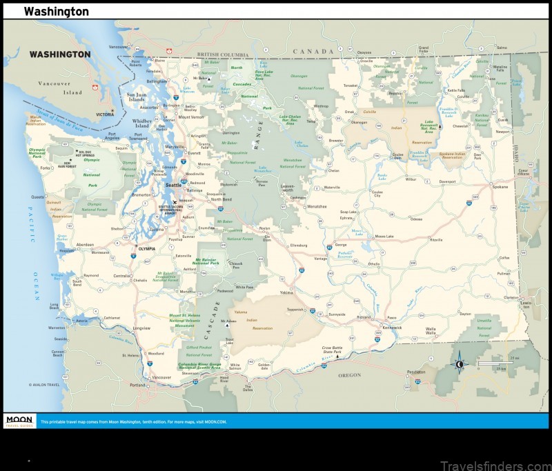 explore the map of washington united states with this detailed guide
