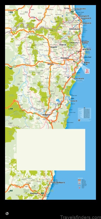 explore the map of west ballina australia