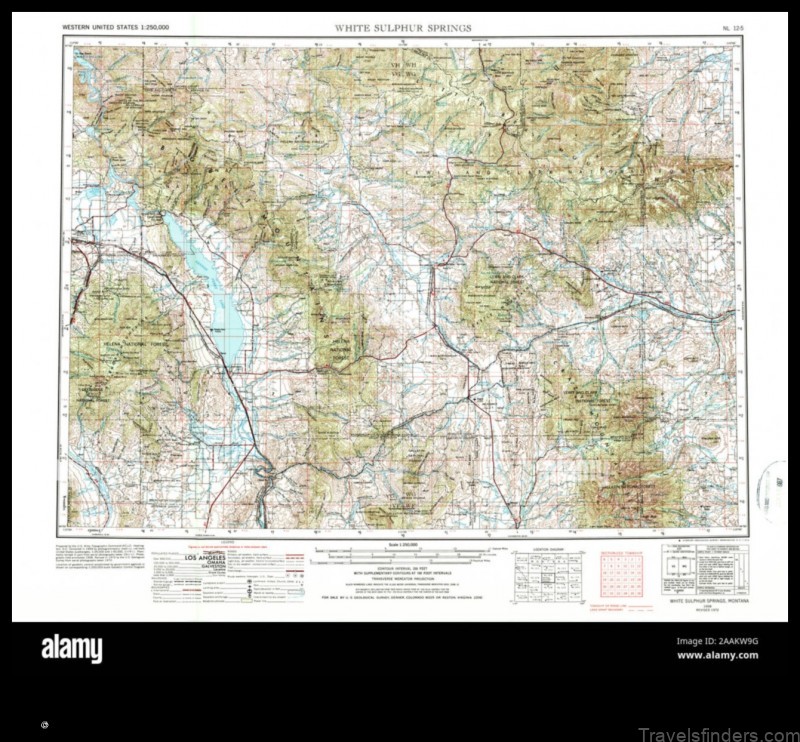 Map of White Sulphur Springs United States