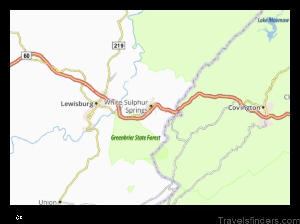 Map of White Sulphur Springs United States