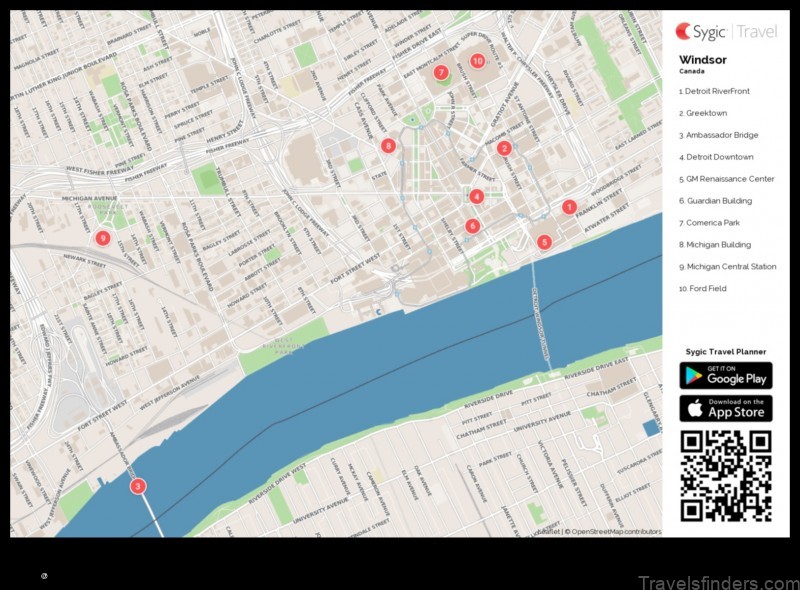 explore the map of windsor united states a guide to the citys top attractions