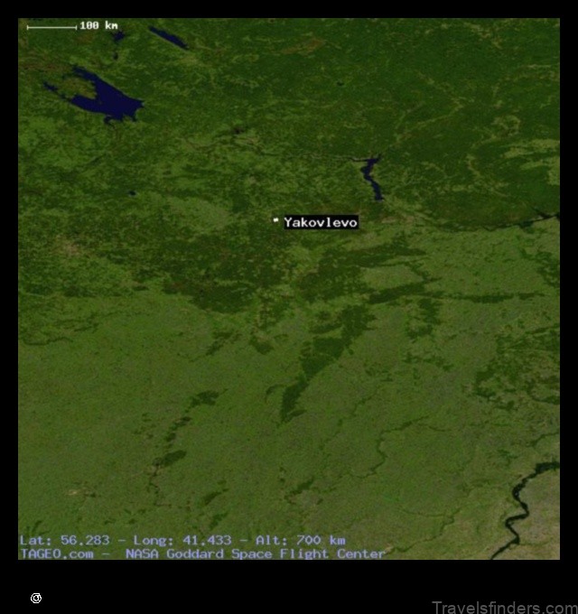 explore the map of yakovlevo russian federation