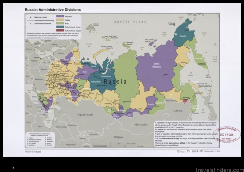 explore the map of yantal russian federation