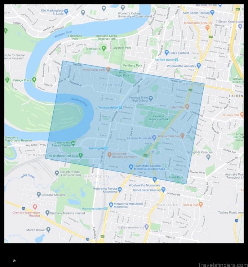 Map of Yeerongpilly Australia