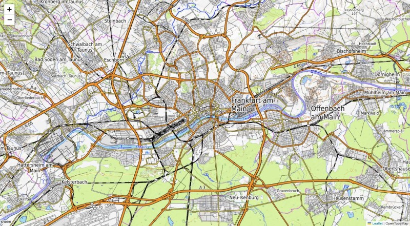 Frankfurt Physical Map