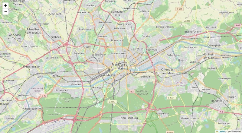 Frankfurt Road Map