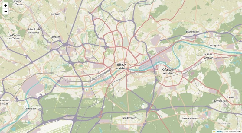Frankfurt Tourism Map