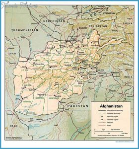 Afghanistan Map Tourist Attractions - TravelsFinders.Com