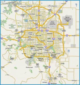 Denver Map - TravelsFinders.Com