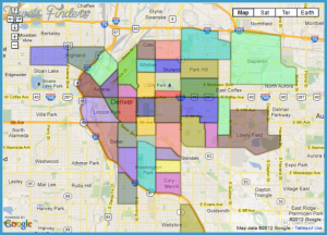 Denver Map - TravelsFinders.Com