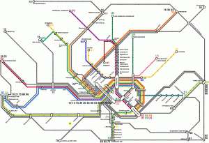 Frankfurt Metro Map - TravelsFinders.Com