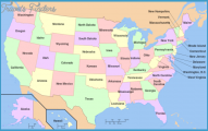 United States Map Tourist Attractions - TravelsFinders.Com