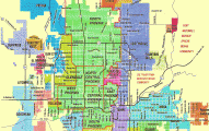 Boise City Map Tourist Attractions - TravelsFinders.Com