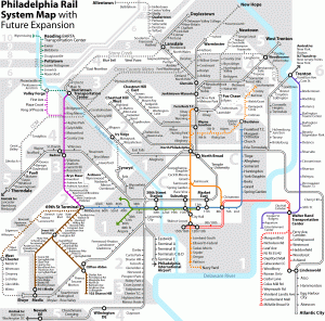 Philadelphia Map - TravelsFinders.Com