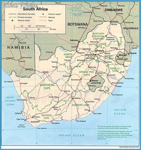 Johannesburg East Rand Map Tourist Attractions - TravelsFinders.Com