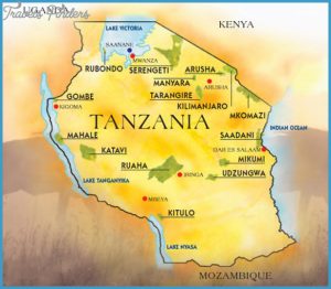 Tanzania Map - TravelsFinders.Com