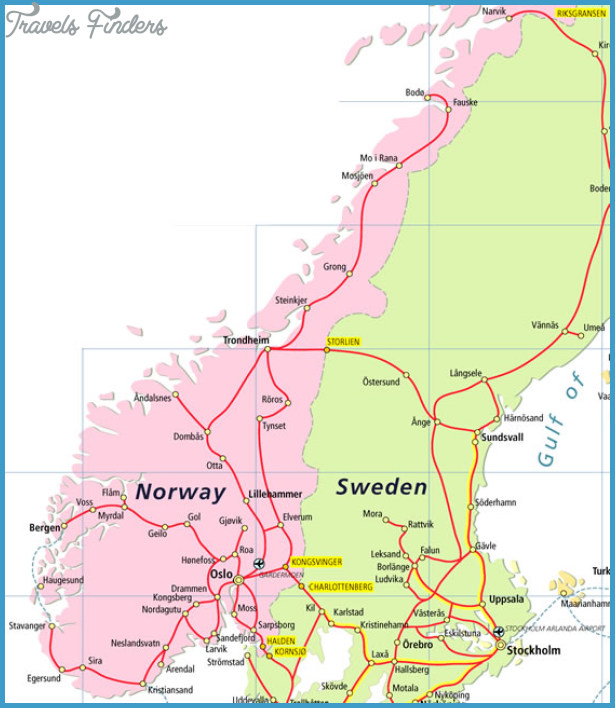 Bodo Norway Central Map - TravelsFinders.Com