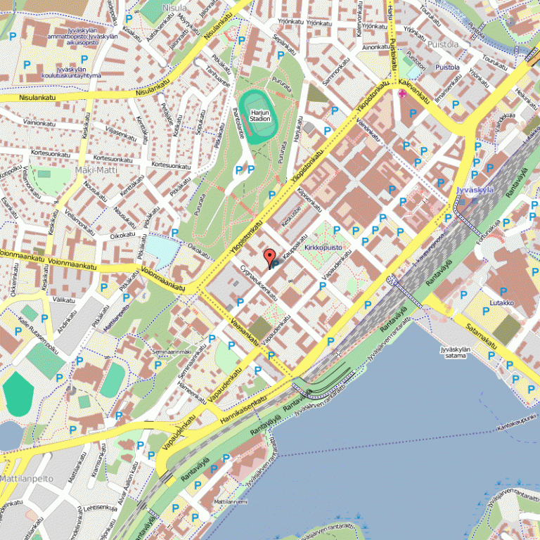 Jyvaskyla Finland Map - TravelsFinders.Com