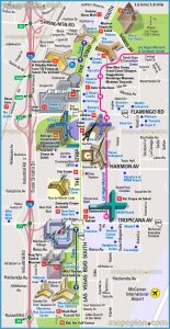 Las Vegas Map For Tourist - TravelsFinders.Com