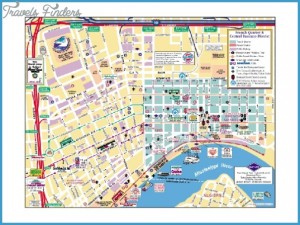 New Orleans Map Tourist Attractions - TravelsFinders.Com