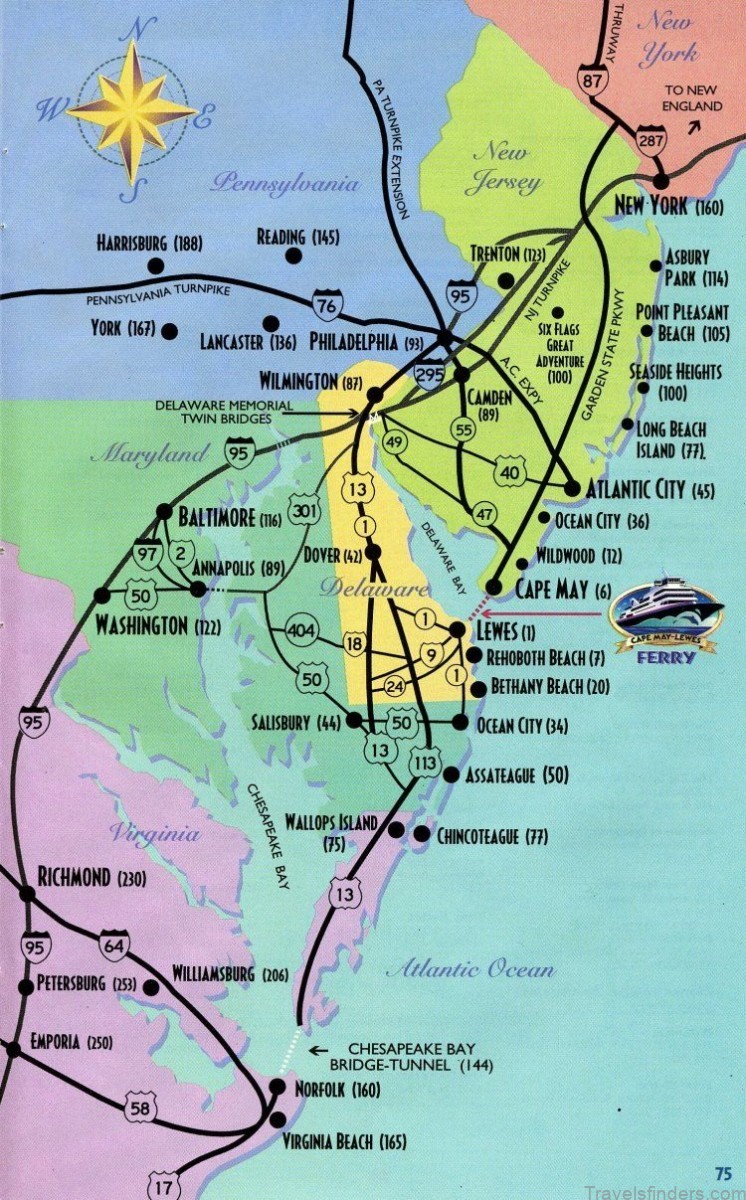 Plan Your Cape May Vacation Here s A Map Of The Best Places To Visit 