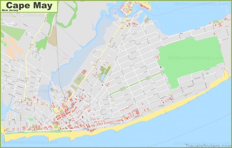 Plan Your Cape May Vacation Here s A Map Of The Best Places To Visit 